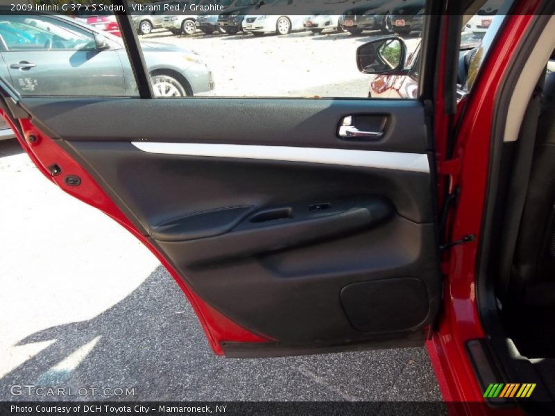 Vibrant Red / Graphite 2009 Infiniti G 37 x S Sedan