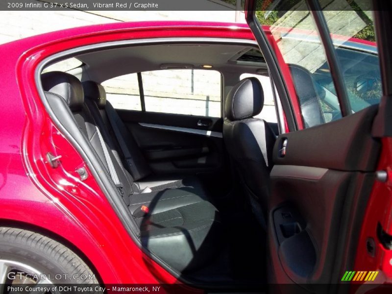 Vibrant Red / Graphite 2009 Infiniti G 37 x S Sedan