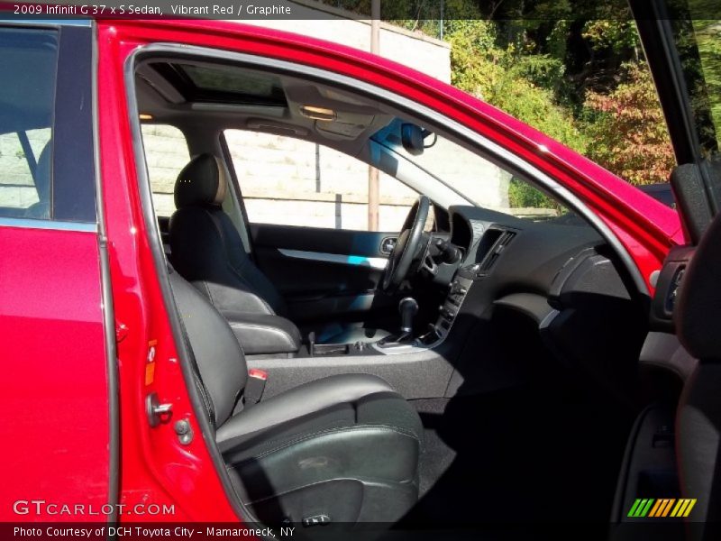 Vibrant Red / Graphite 2009 Infiniti G 37 x S Sedan