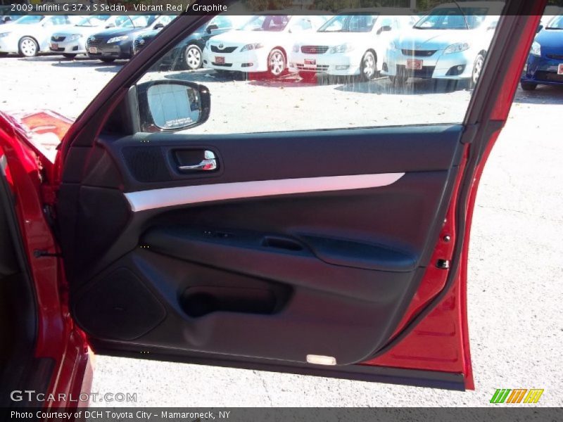 Vibrant Red / Graphite 2009 Infiniti G 37 x S Sedan