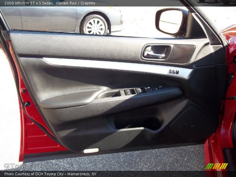 Vibrant Red / Graphite 2009 Infiniti G 37 x S Sedan