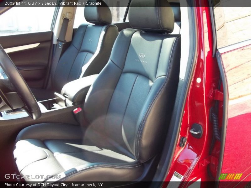 Vibrant Red / Graphite 2009 Infiniti G 37 x S Sedan