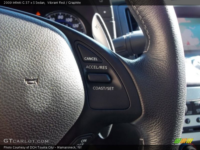 Vibrant Red / Graphite 2009 Infiniti G 37 x S Sedan