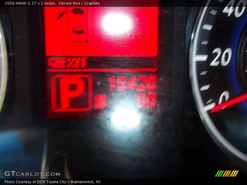 Vibrant Red / Graphite 2009 Infiniti G 37 x S Sedan