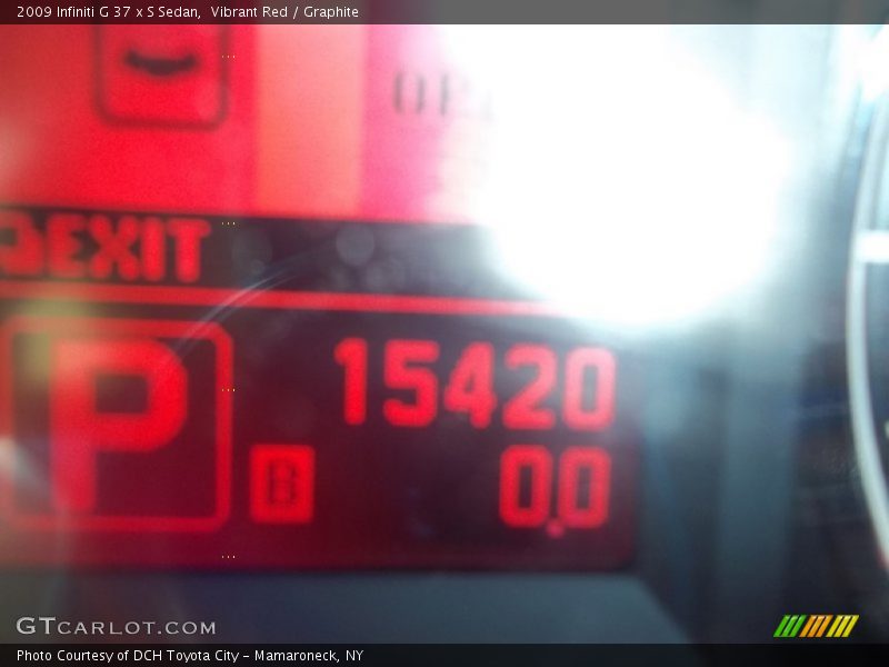 Vibrant Red / Graphite 2009 Infiniti G 37 x S Sedan