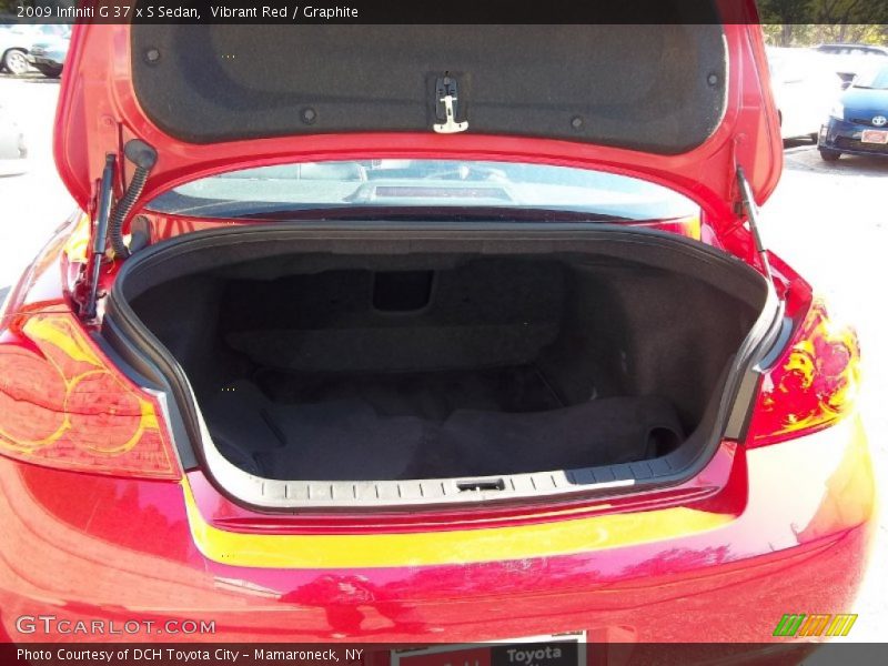 Vibrant Red / Graphite 2009 Infiniti G 37 x S Sedan
