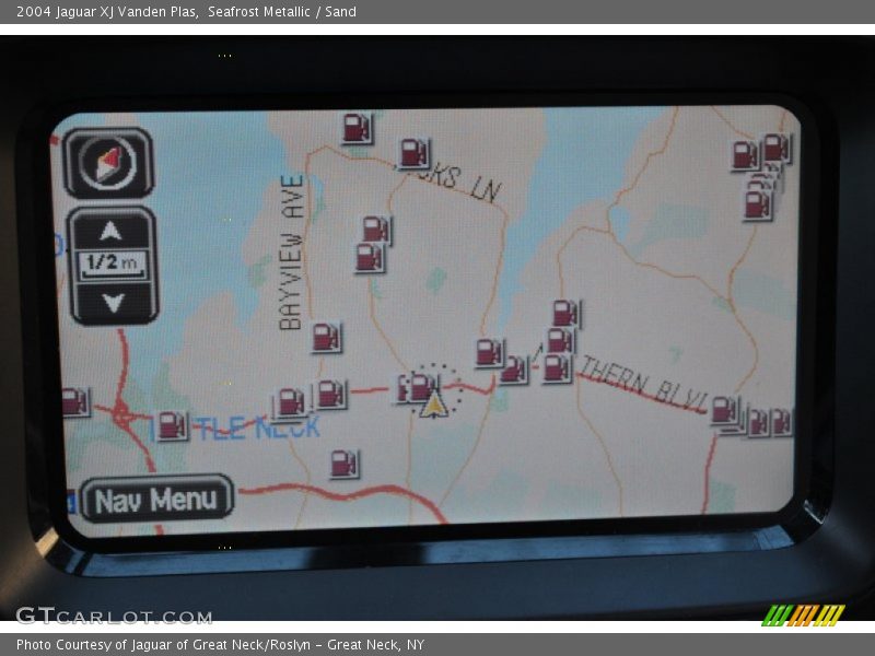 Navigation of 2004 XJ Vanden Plas