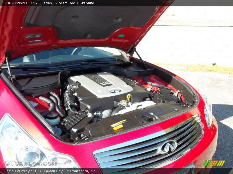 Vibrant Red / Graphite 2009 Infiniti G 37 x S Sedan