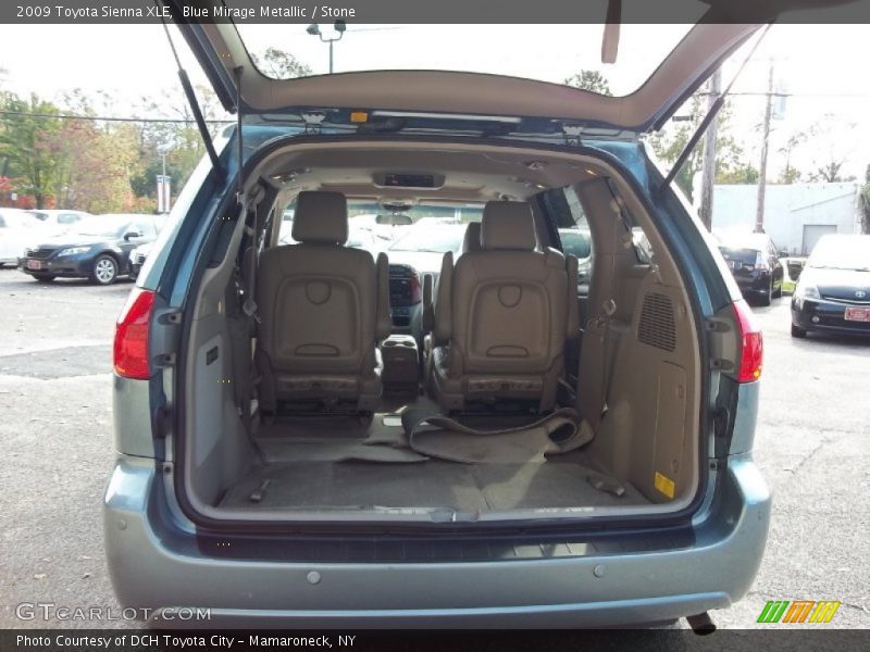 Blue Mirage Metallic / Stone 2009 Toyota Sienna XLE