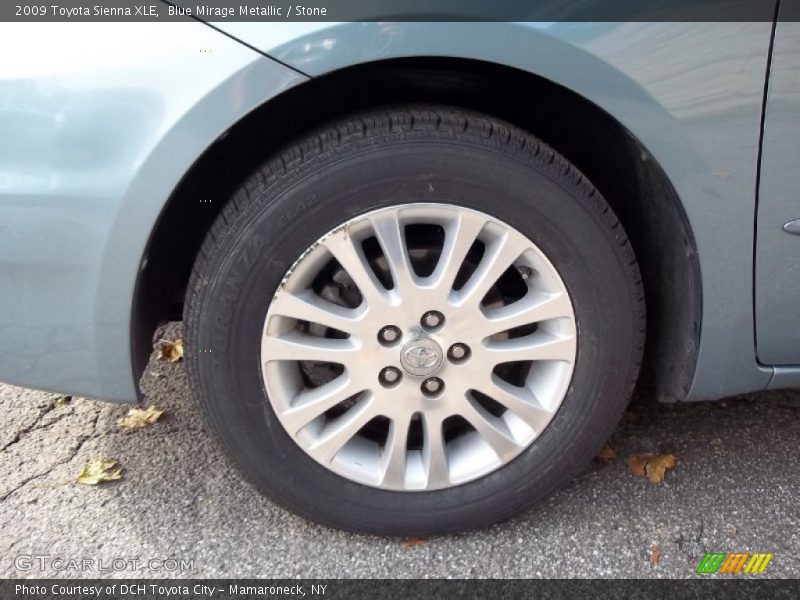 Blue Mirage Metallic / Stone 2009 Toyota Sienna XLE
