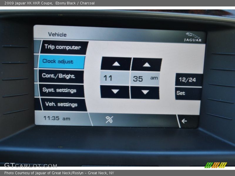 Controls of 2009 XK XKR Coupe