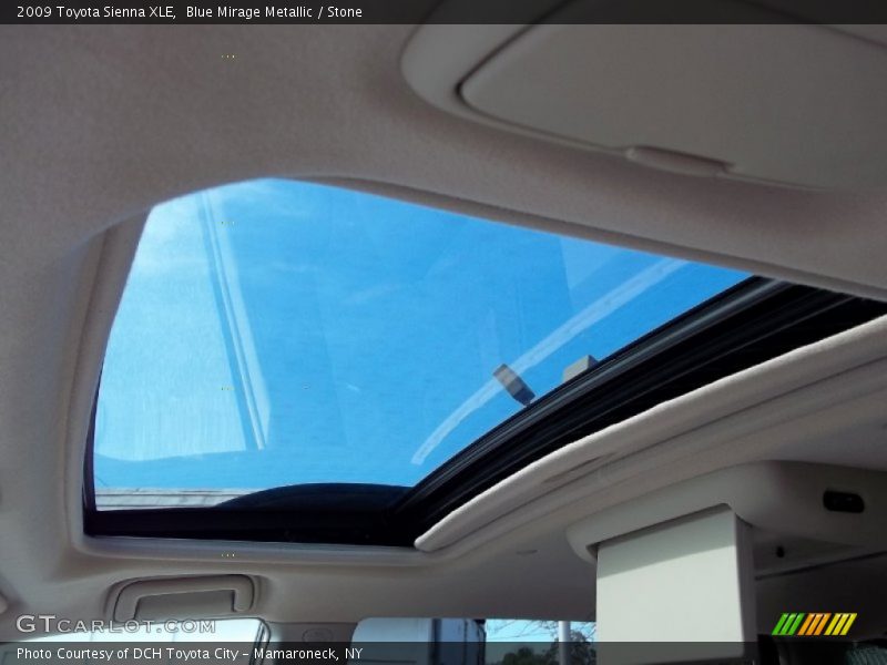 Blue Mirage Metallic / Stone 2009 Toyota Sienna XLE
