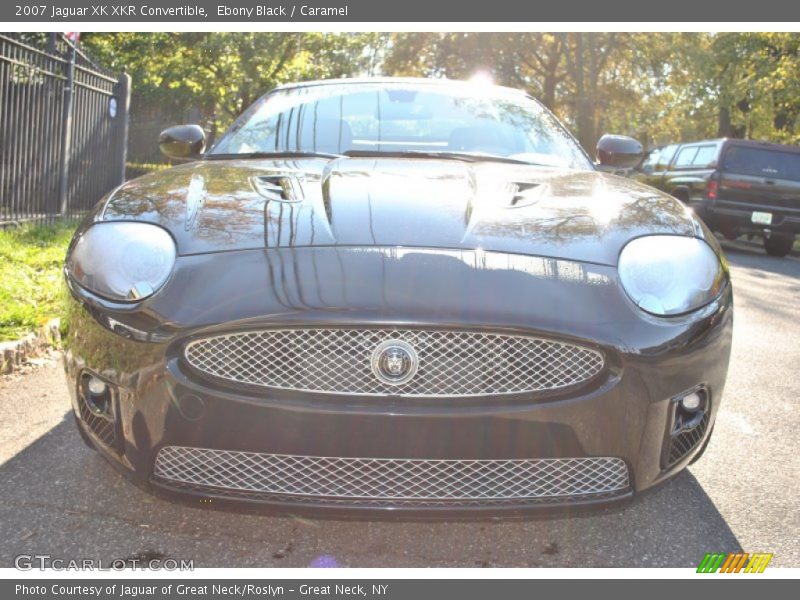 Ebony Black / Caramel 2007 Jaguar XK XKR Convertible