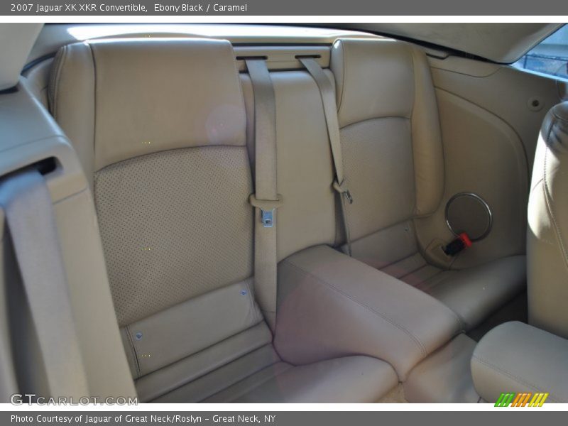 Ebony Black / Caramel 2007 Jaguar XK XKR Convertible