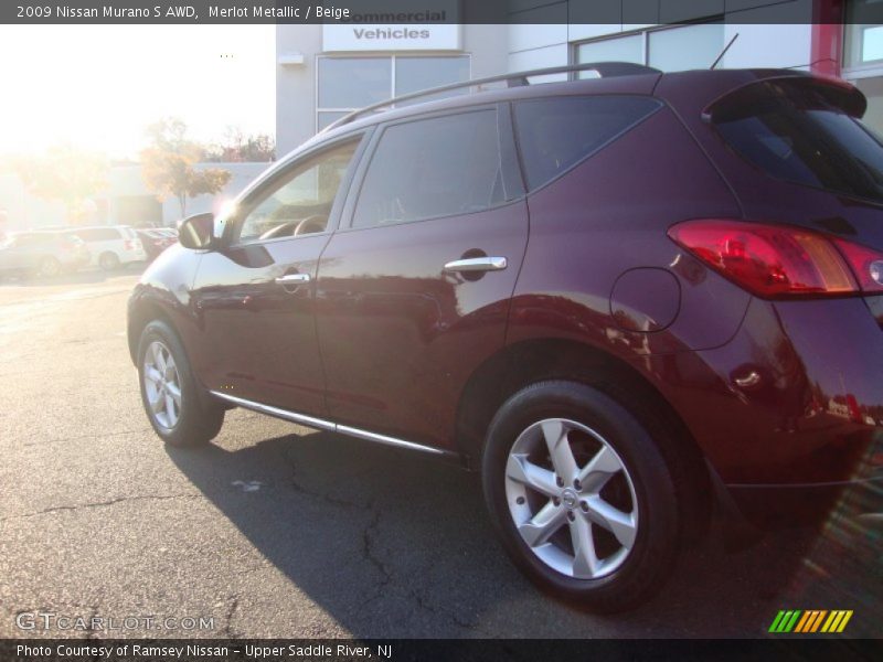 Merlot Metallic / Beige 2009 Nissan Murano S AWD