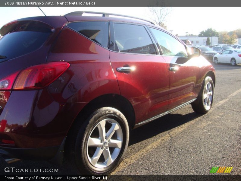Merlot Metallic / Beige 2009 Nissan Murano S AWD