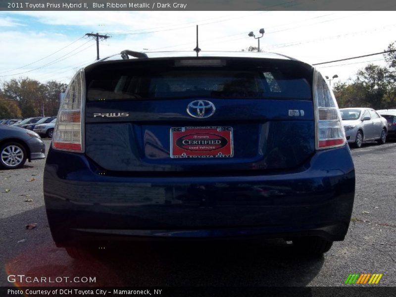 Blue Ribbon Metallic / Dark Gray 2011 Toyota Prius Hybrid II