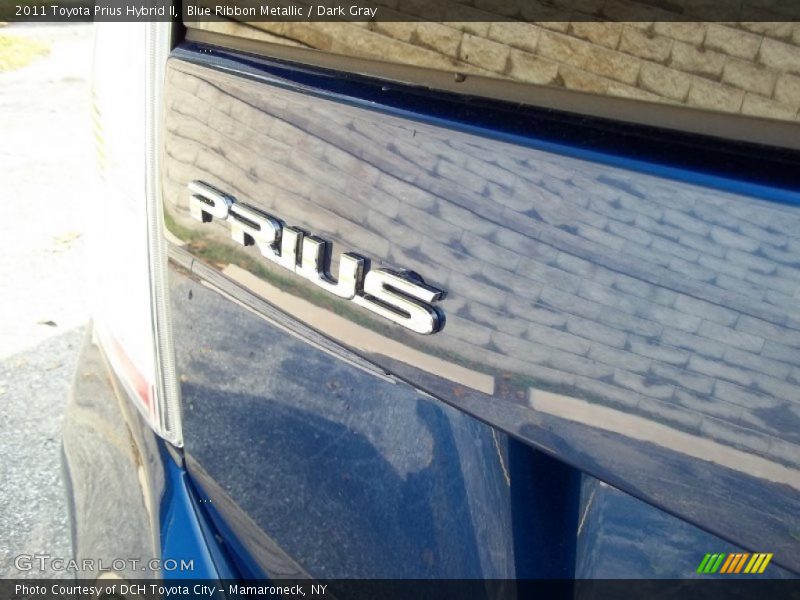 Blue Ribbon Metallic / Dark Gray 2011 Toyota Prius Hybrid II