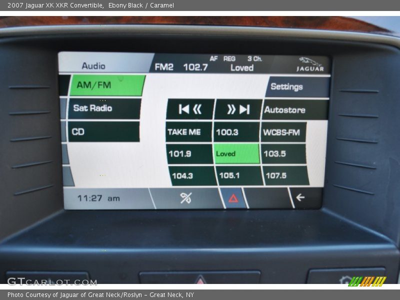 Ebony Black / Caramel 2007 Jaguar XK XKR Convertible