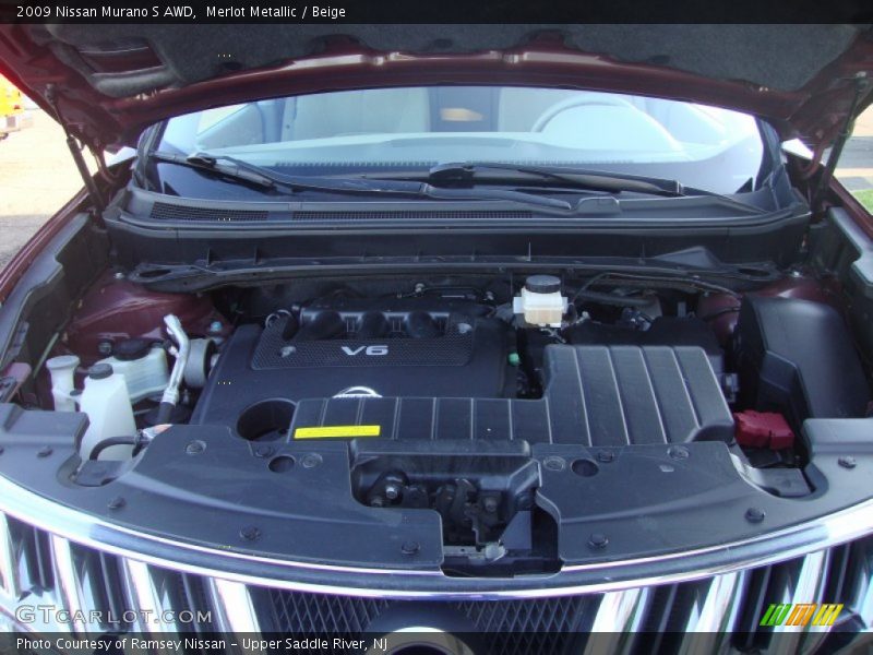 Merlot Metallic / Beige 2009 Nissan Murano S AWD