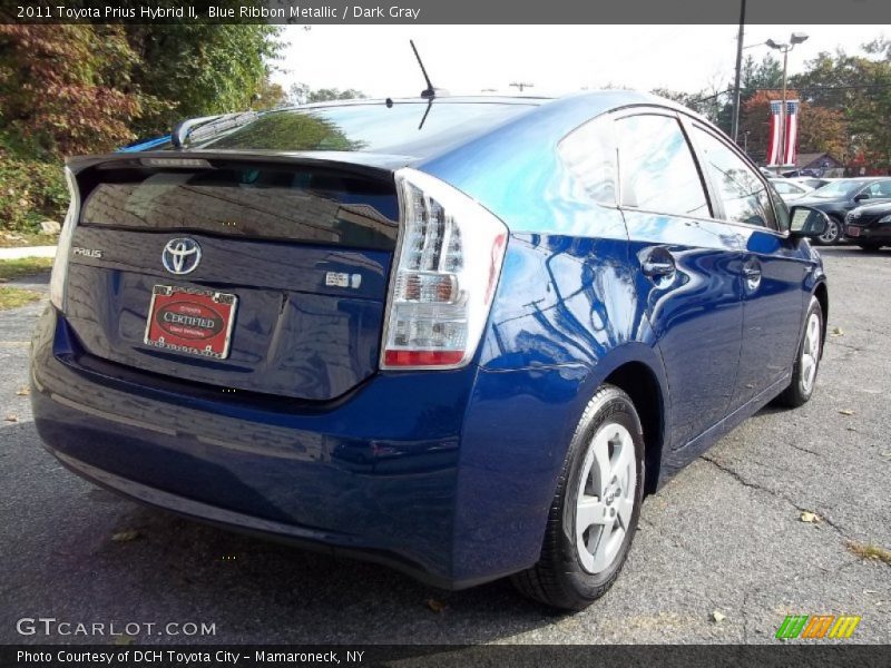 Blue Ribbon Metallic / Dark Gray 2011 Toyota Prius Hybrid II