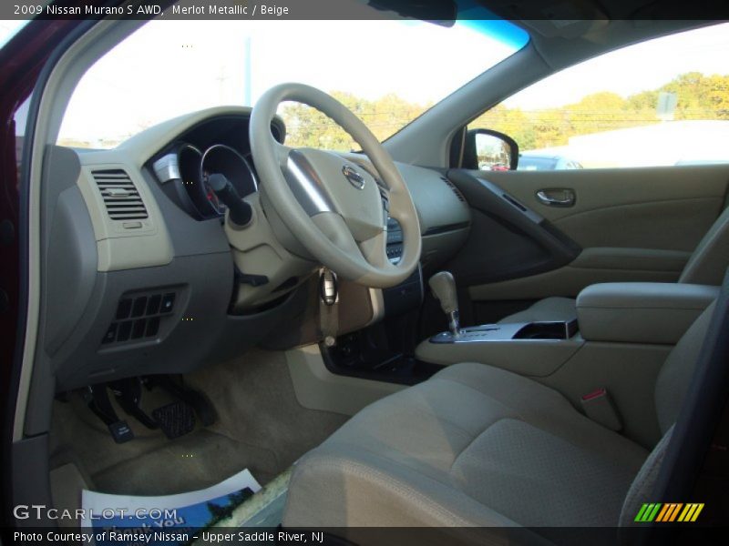 Merlot Metallic / Beige 2009 Nissan Murano S AWD