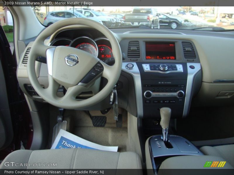 Merlot Metallic / Beige 2009 Nissan Murano S AWD
