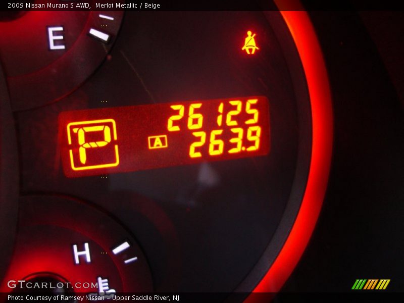 Merlot Metallic / Beige 2009 Nissan Murano S AWD