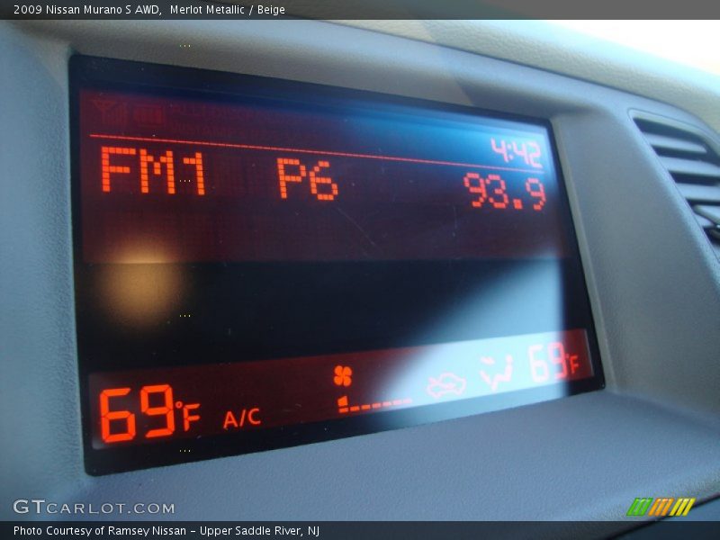 Merlot Metallic / Beige 2009 Nissan Murano S AWD