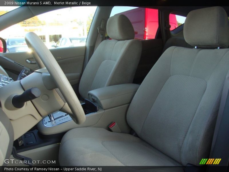 Merlot Metallic / Beige 2009 Nissan Murano S AWD