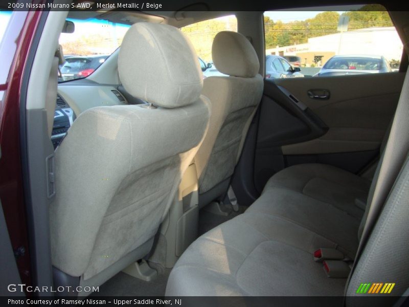Merlot Metallic / Beige 2009 Nissan Murano S AWD