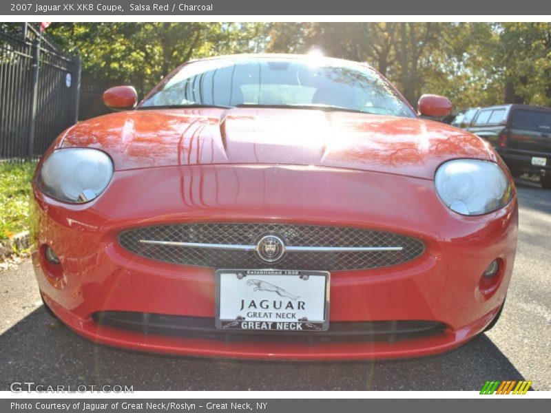 Salsa Red / Charcoal 2007 Jaguar XK XK8 Coupe