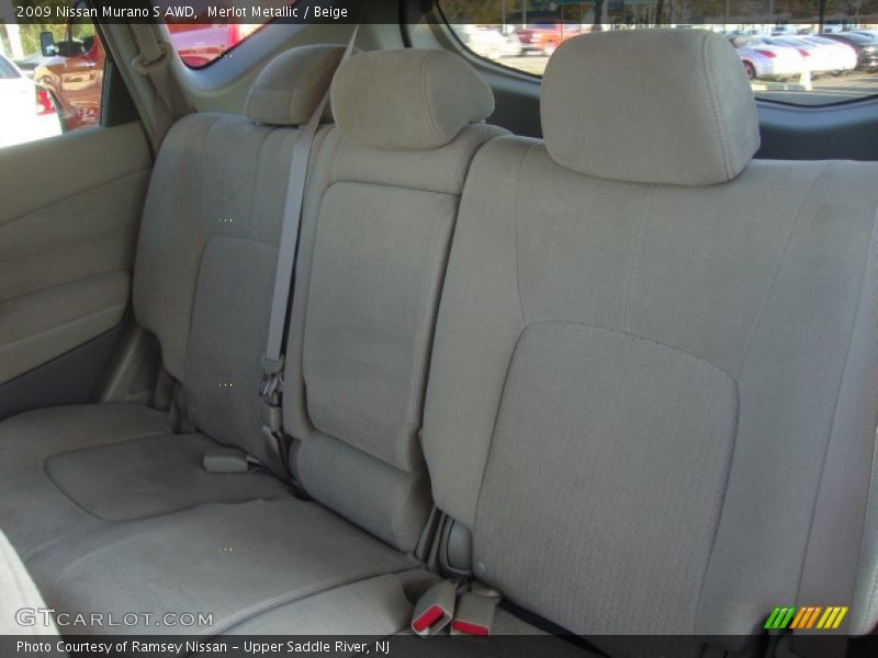 Merlot Metallic / Beige 2009 Nissan Murano S AWD