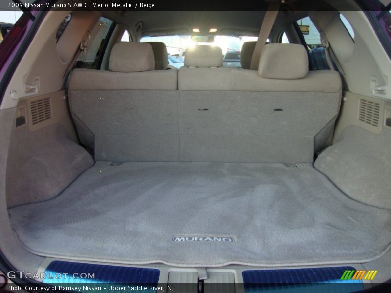 Merlot Metallic / Beige 2009 Nissan Murano S AWD