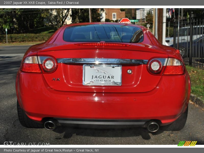 Salsa Red / Charcoal 2007 Jaguar XK XK8 Coupe