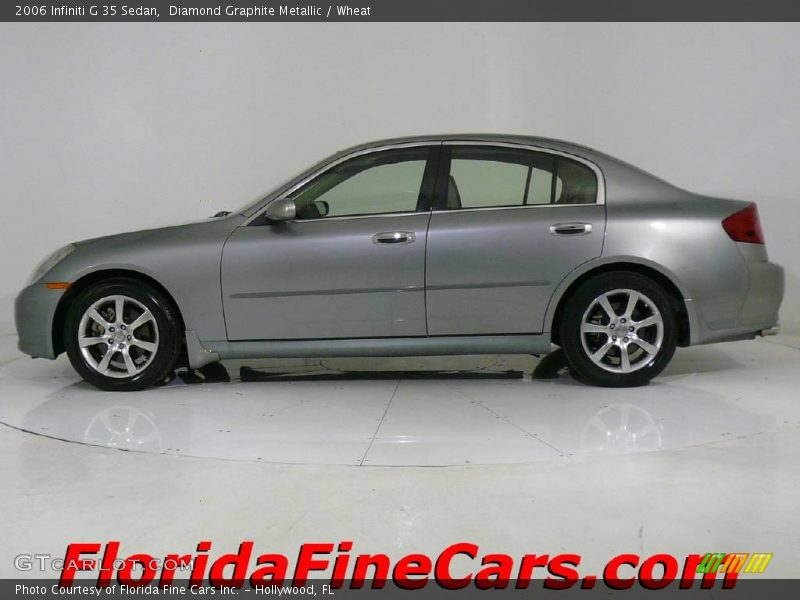 Diamond Graphite Metallic / Wheat 2006 Infiniti G 35 Sedan