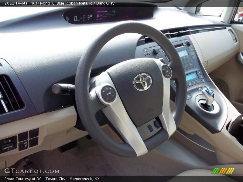 Blue Ribbon Metallic / Dark Gray 2011 Toyota Prius Hybrid II