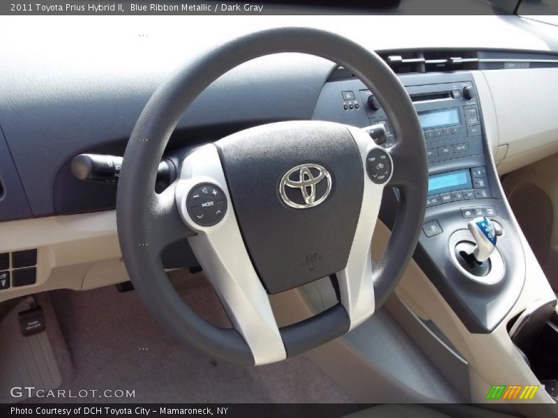 Blue Ribbon Metallic / Dark Gray 2011 Toyota Prius Hybrid II