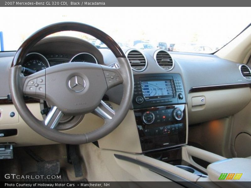 Black / Macadamia 2007 Mercedes-Benz GL 320 CDI