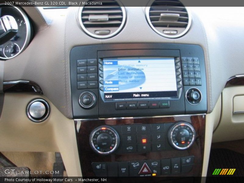 Controls of 2007 GL 320 CDI