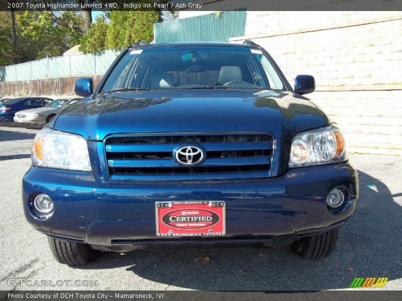 Indigo Ink Pearl / Ash Gray 2007 Toyota Highlander Limited 4WD