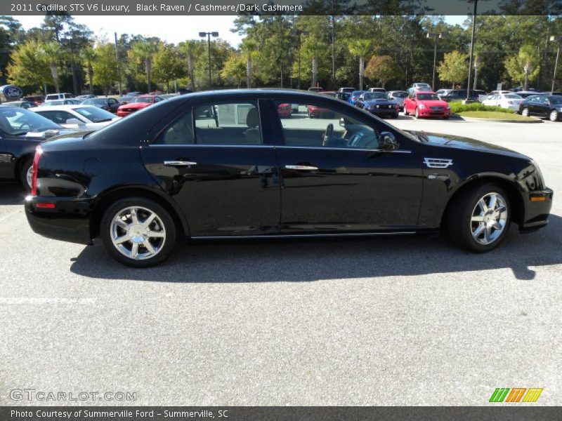 Black Raven / Cashmere/Dark Cashmere 2011 Cadillac STS V6 Luxury