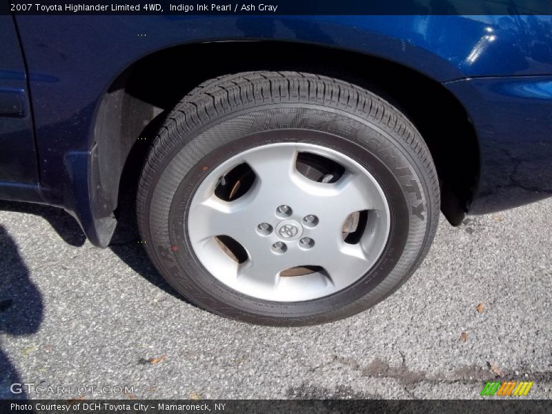 Indigo Ink Pearl / Ash Gray 2007 Toyota Highlander Limited 4WD