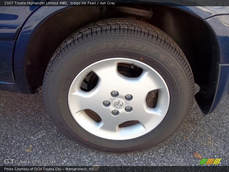 Indigo Ink Pearl / Ash Gray 2007 Toyota Highlander Limited 4WD
