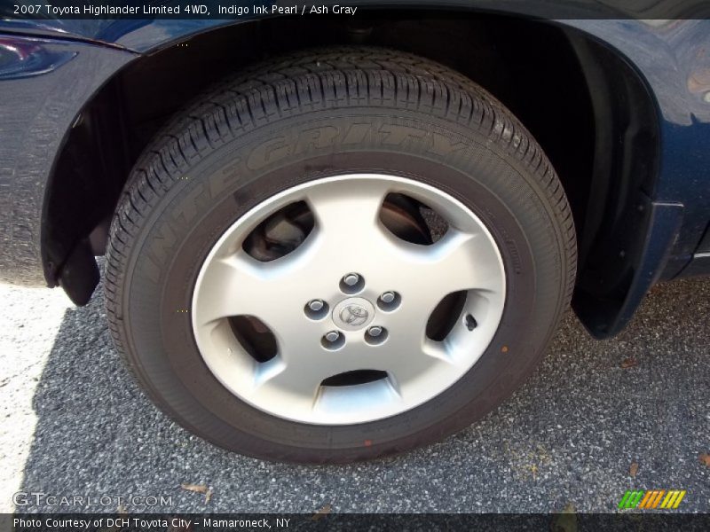 Indigo Ink Pearl / Ash Gray 2007 Toyota Highlander Limited 4WD