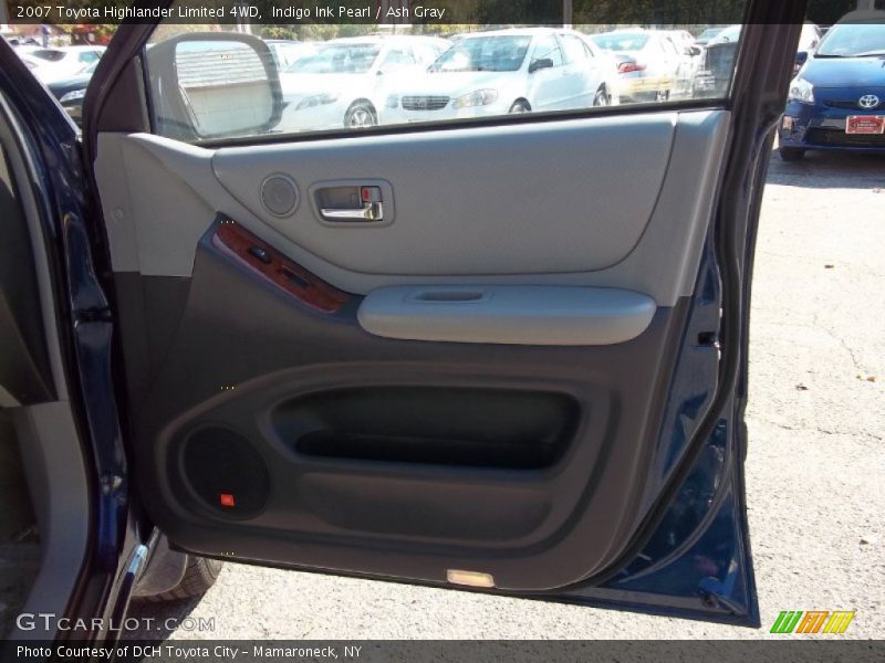 Indigo Ink Pearl / Ash Gray 2007 Toyota Highlander Limited 4WD