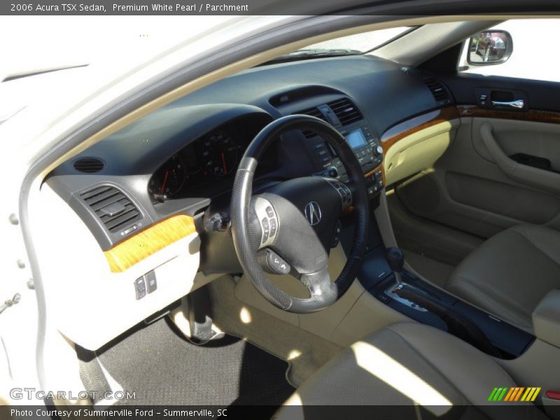 Premium White Pearl / Parchment 2006 Acura TSX Sedan