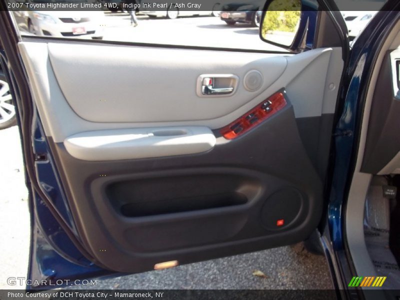 Indigo Ink Pearl / Ash Gray 2007 Toyota Highlander Limited 4WD