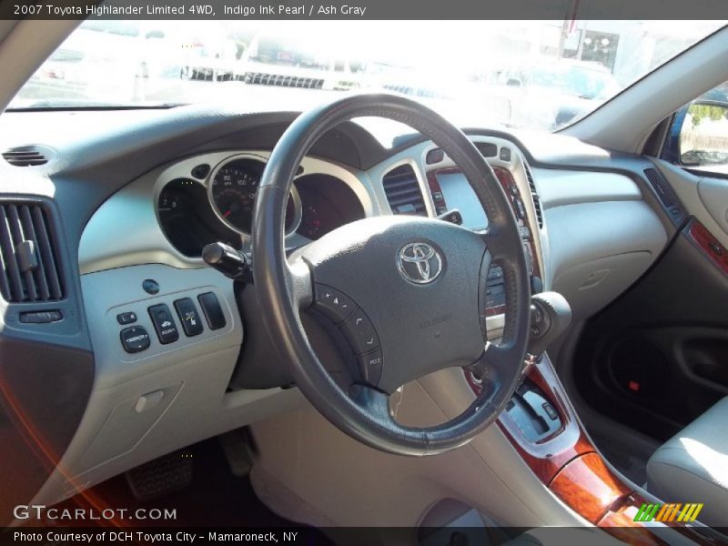 Indigo Ink Pearl / Ash Gray 2007 Toyota Highlander Limited 4WD