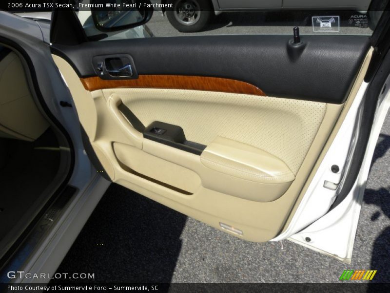 Premium White Pearl / Parchment 2006 Acura TSX Sedan